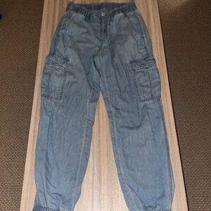American Eagle denim joggers